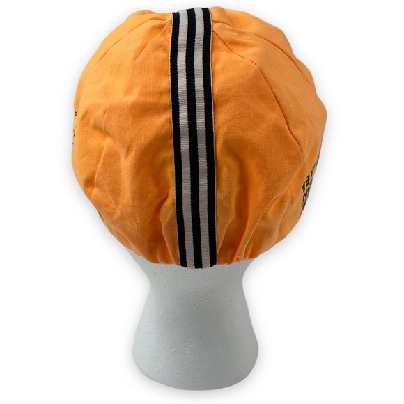New York City Marathon Hat 1992 John Hancock Orange Cycling Cap-Vintage - Picture 4 of 6